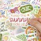 Wrapables Waterproof Vinyl Stickers for Water Bottles, Laptop, Phones, Skateboards, Decals for Teens, 100pcs